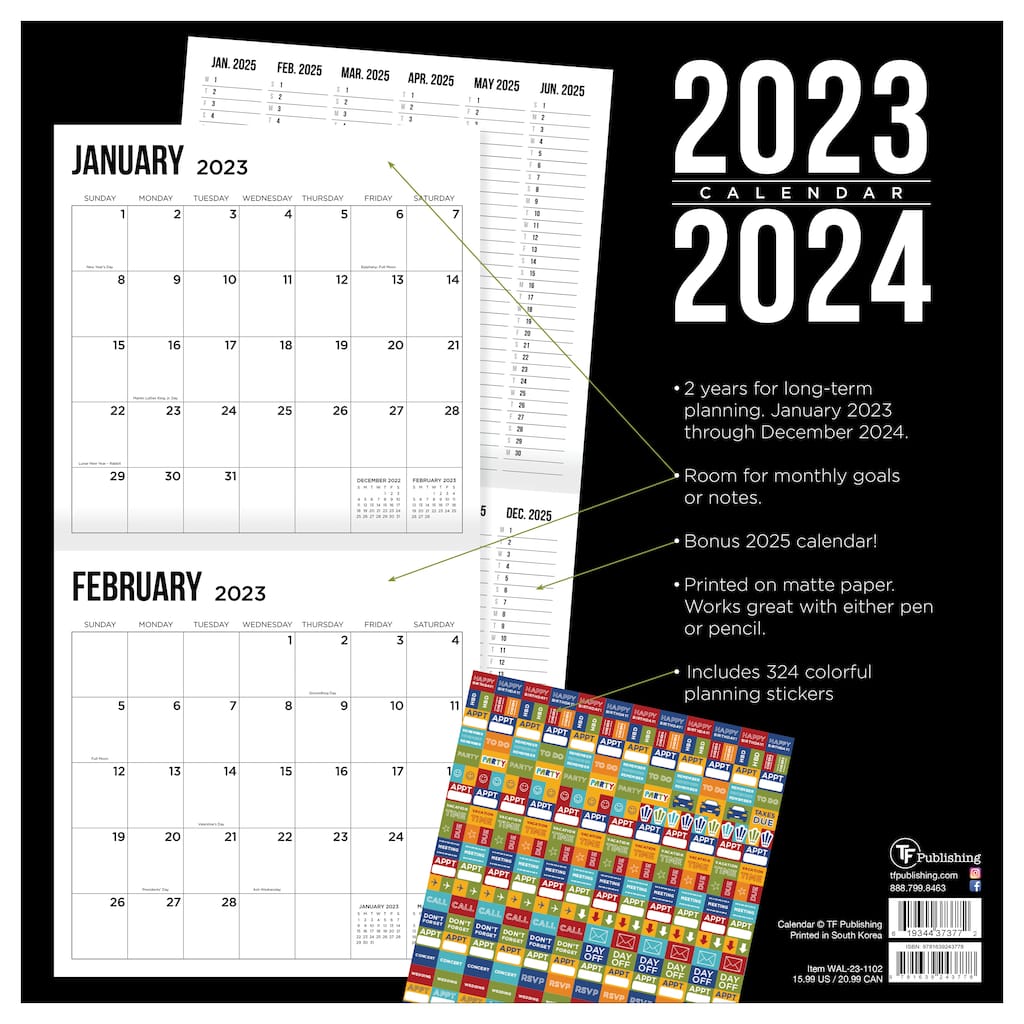 TF Publishing 20252025 Two Year Wall Calendar Michaels